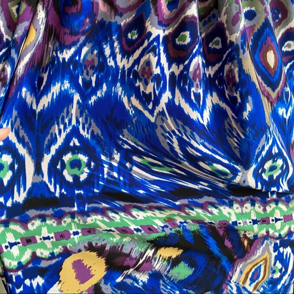 t-bags NWOT Long Sleeved Ikat Print Short Dress - Picture 3 of 8